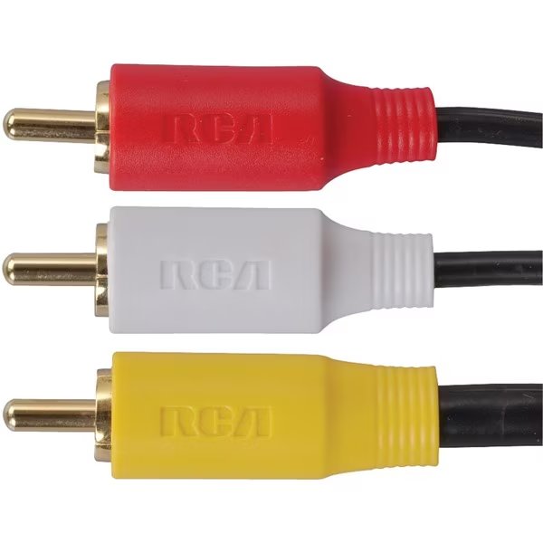Stereo 12 ft. A/V Cable, Rca, Mfr#: VH914R